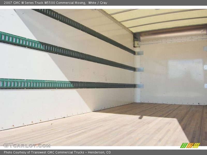 White / Gray 2007 GMC W Series Truck W5500 Commercial Moving