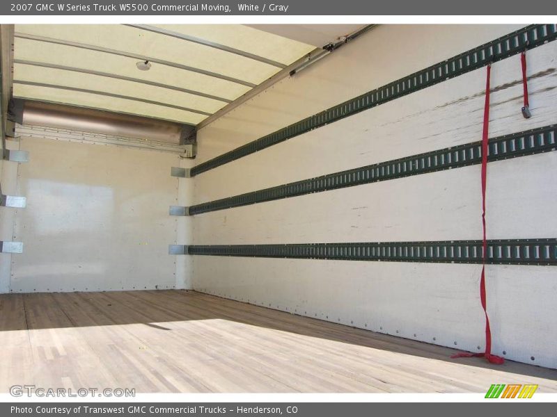 White / Gray 2007 GMC W Series Truck W5500 Commercial Moving