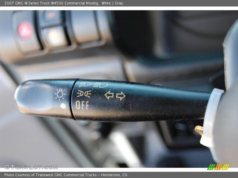 White / Gray 2007 GMC W Series Truck W4500 Commercial Moving