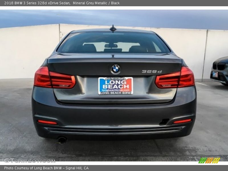 Mineral Grey Metallic / Black 2018 BMW 3 Series 328d xDrive Sedan