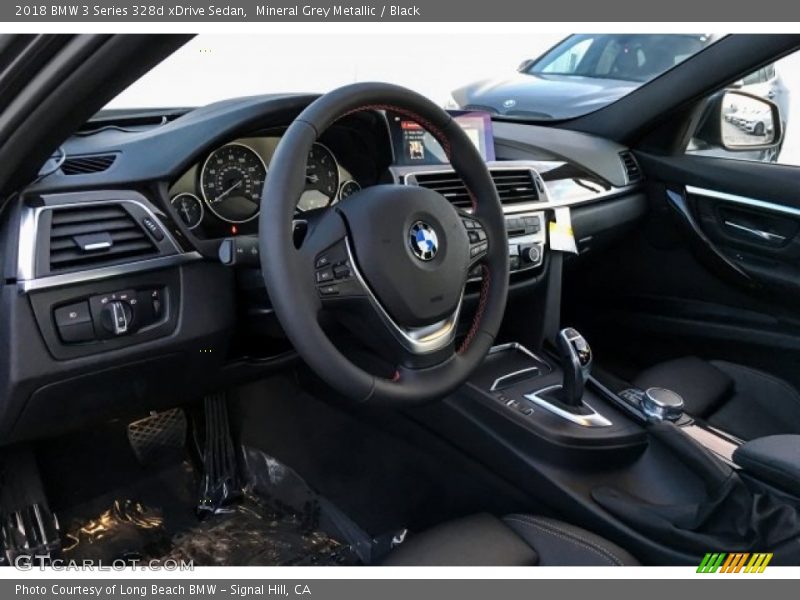 Mineral Grey Metallic / Black 2018 BMW 3 Series 328d xDrive Sedan