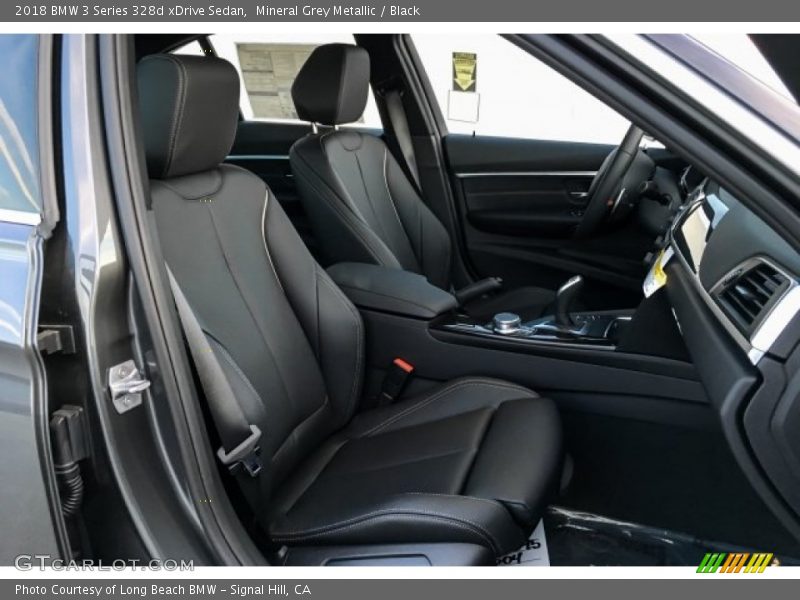 Mineral Grey Metallic / Black 2018 BMW 3 Series 328d xDrive Sedan