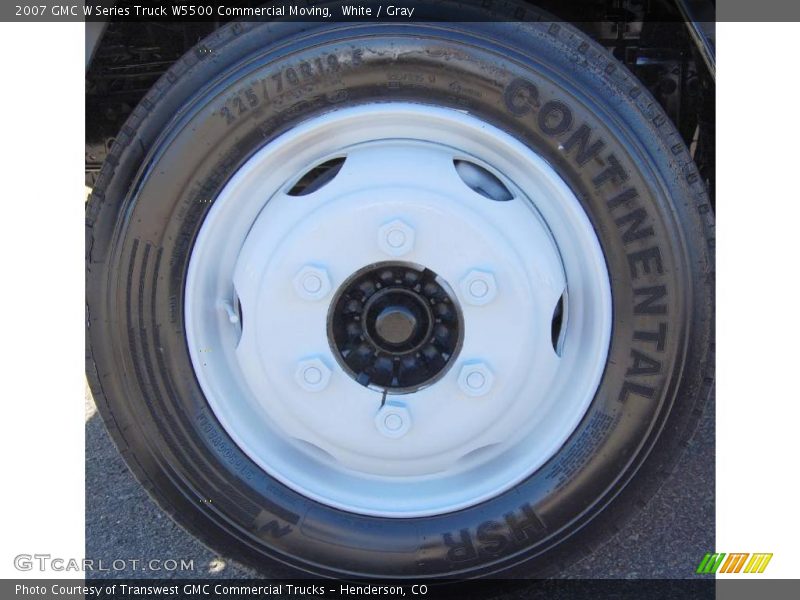 White / Gray 2007 GMC W Series Truck W5500 Commercial Moving