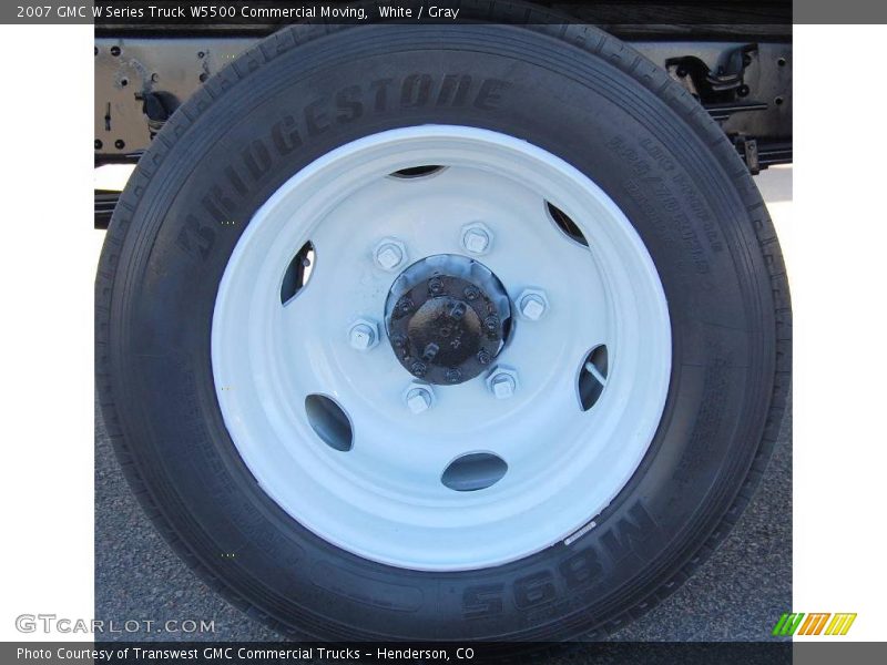 White / Gray 2007 GMC W Series Truck W5500 Commercial Moving