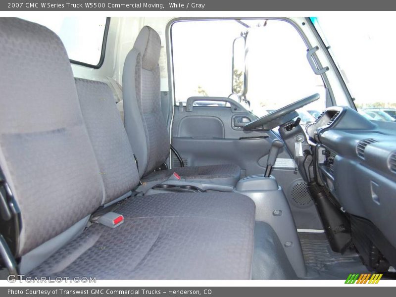 White / Gray 2007 GMC W Series Truck W5500 Commercial Moving