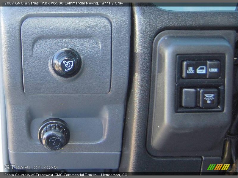 White / Gray 2007 GMC W Series Truck W5500 Commercial Moving