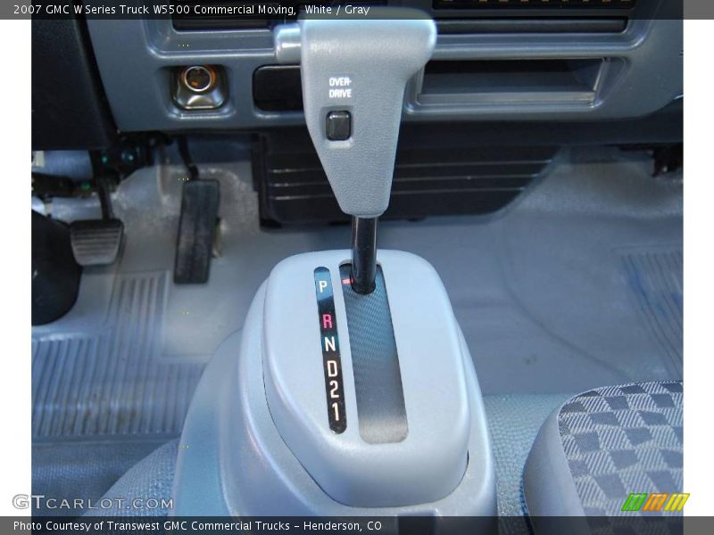 White / Gray 2007 GMC W Series Truck W5500 Commercial Moving