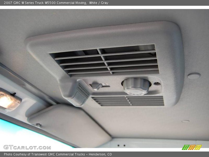 White / Gray 2007 GMC W Series Truck W5500 Commercial Moving
