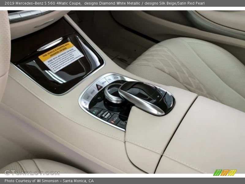 designo Diamond White Metallic / designo Silk Beige/Satin Red Pearl 2019 Mercedes-Benz S 560 4Matic Coupe