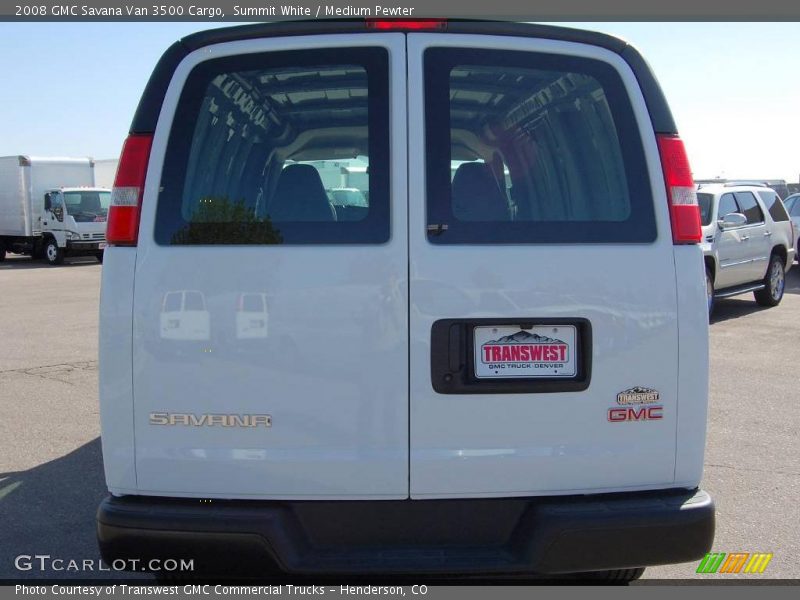 Summit White / Medium Pewter 2008 GMC Savana Van 3500 Cargo