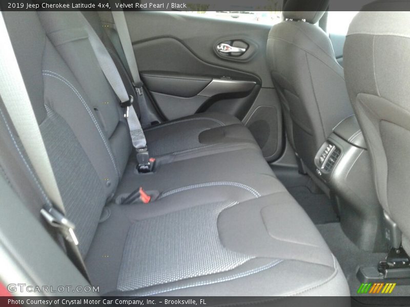 Velvet Red Pearl / Black 2019 Jeep Cherokee Latitude 4x4