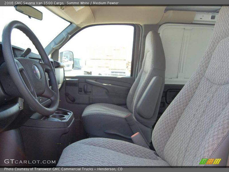 Summit White / Medium Pewter 2008 GMC Savana Van 3500 Cargo