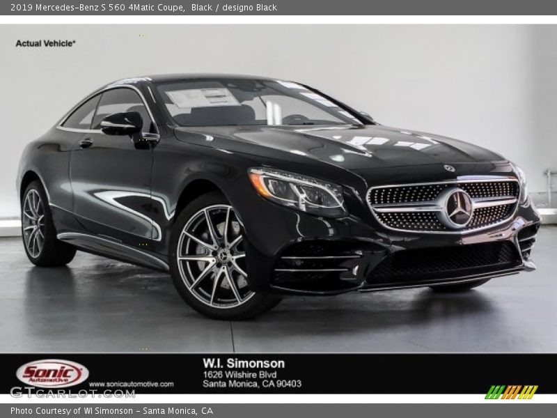 Black / designo Black 2019 Mercedes-Benz S 560 4Matic Coupe