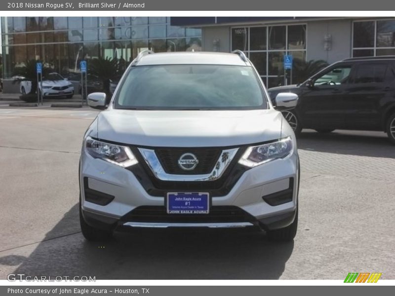Brilliant Silver / Almond 2018 Nissan Rogue SV