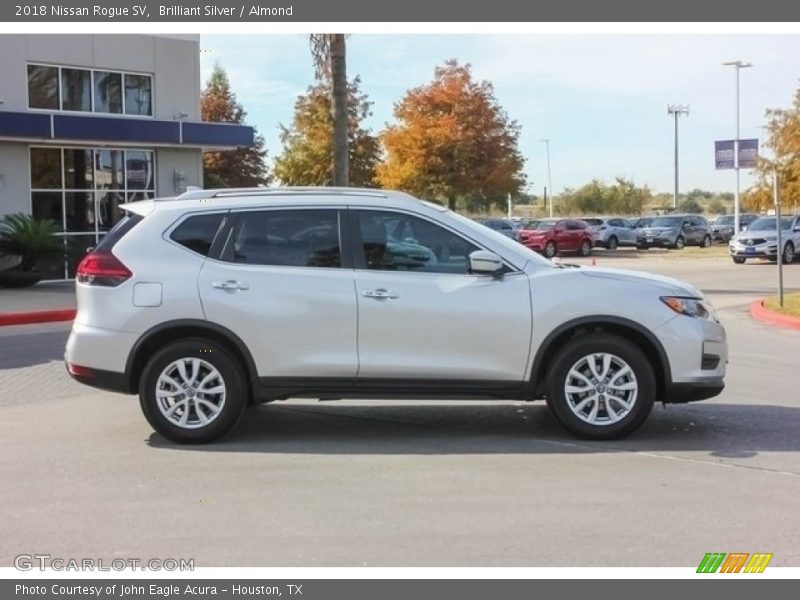 Brilliant Silver / Almond 2018 Nissan Rogue SV