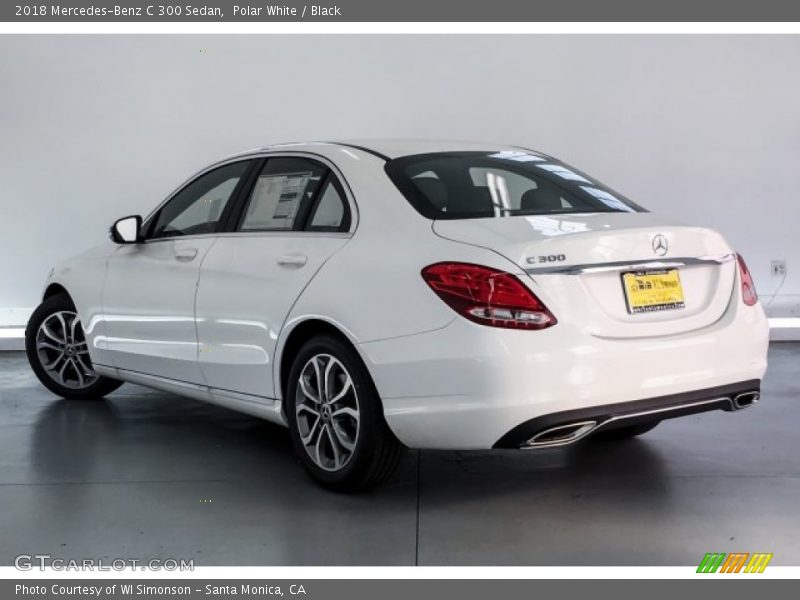 Polar White / Black 2018 Mercedes-Benz C 300 Sedan