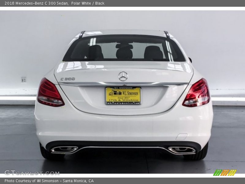 Polar White / Black 2018 Mercedes-Benz C 300 Sedan