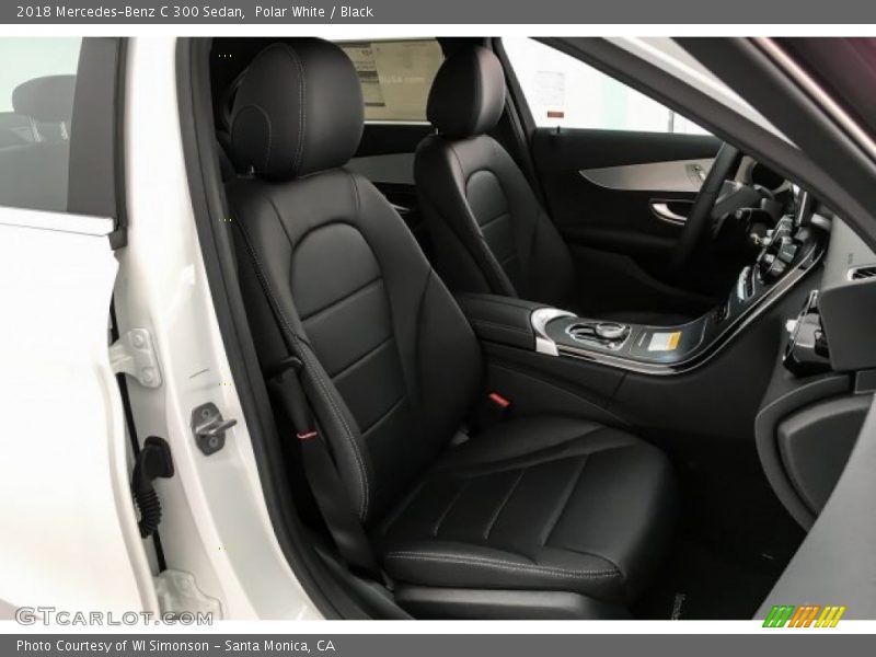 Polar White / Black 2018 Mercedes-Benz C 300 Sedan