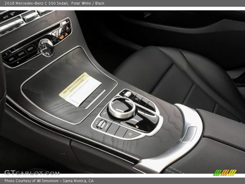 Polar White / Black 2018 Mercedes-Benz C 300 Sedan
