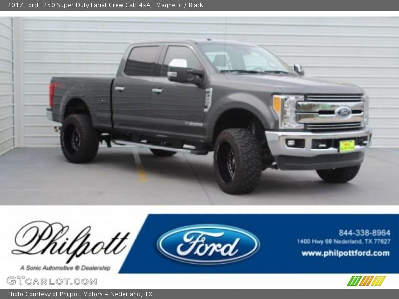 Magnetic / Black 2017 Ford F250 Super Duty Lariat Crew Cab 4x4