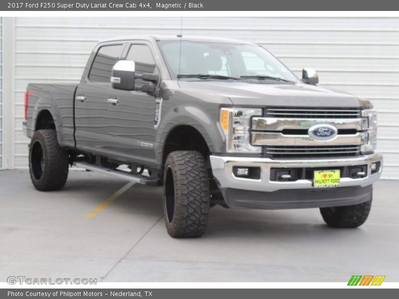 Magnetic / Black 2017 Ford F250 Super Duty Lariat Crew Cab 4x4