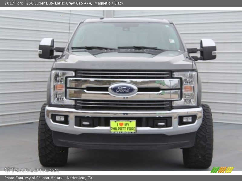 Magnetic / Black 2017 Ford F250 Super Duty Lariat Crew Cab 4x4
