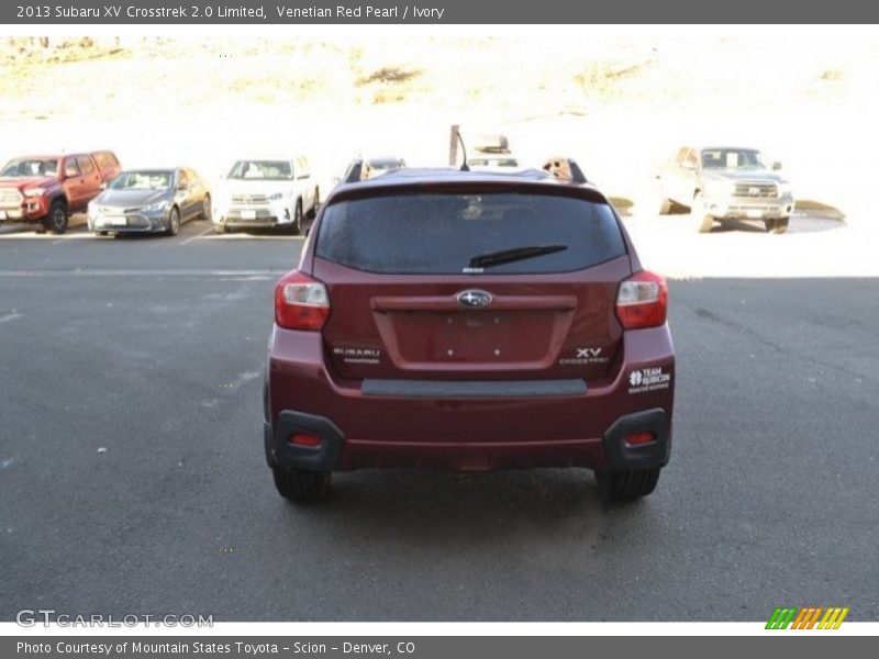 Venetian Red Pearl / Ivory 2013 Subaru XV Crosstrek 2.0 Limited