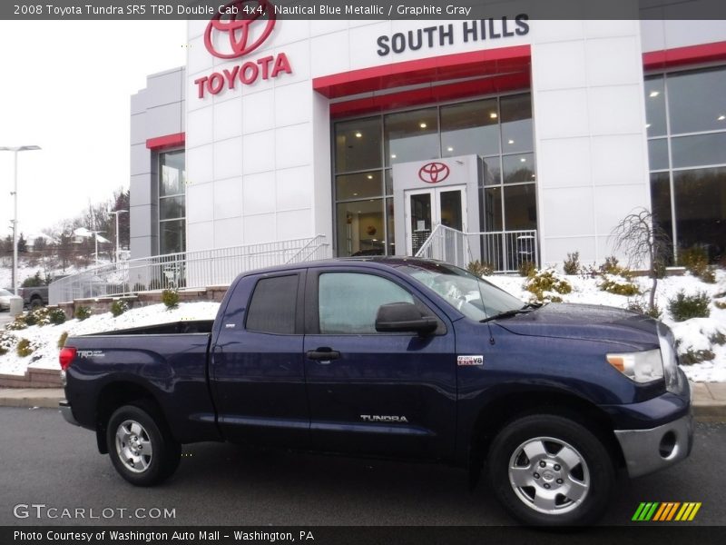 Nautical Blue Metallic / Graphite Gray 2008 Toyota Tundra SR5 TRD Double Cab 4x4