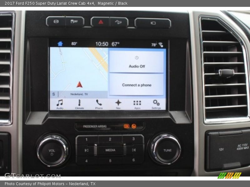 Magnetic / Black 2017 Ford F250 Super Duty Lariat Crew Cab 4x4