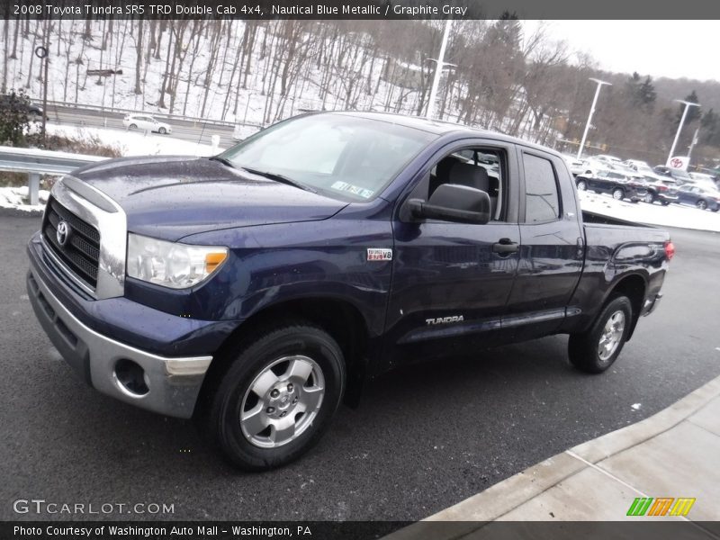 Nautical Blue Metallic / Graphite Gray 2008 Toyota Tundra SR5 TRD Double Cab 4x4