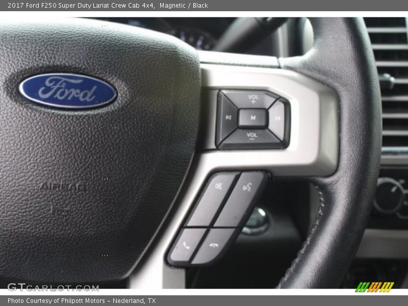Magnetic / Black 2017 Ford F250 Super Duty Lariat Crew Cab 4x4