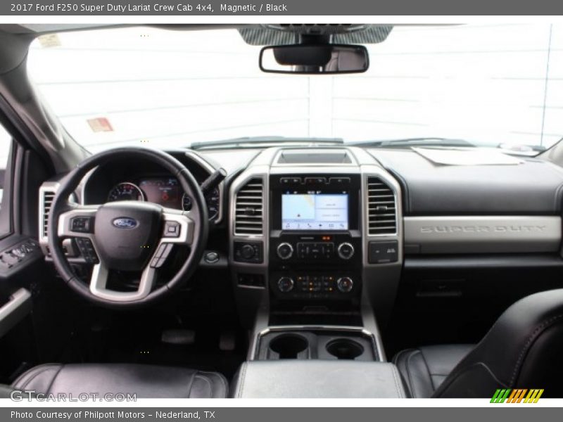 Magnetic / Black 2017 Ford F250 Super Duty Lariat Crew Cab 4x4