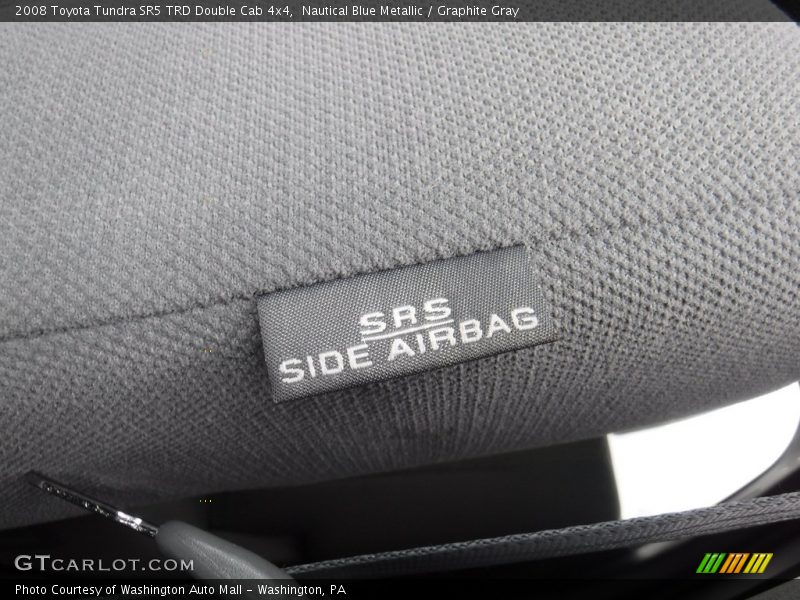 Nautical Blue Metallic / Graphite Gray 2008 Toyota Tundra SR5 TRD Double Cab 4x4