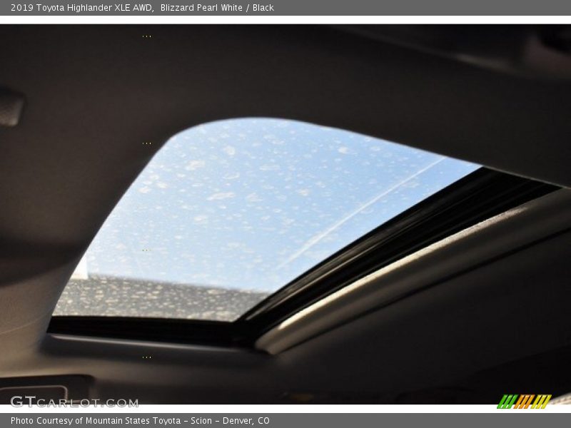 Blizzard Pearl White / Black 2019 Toyota Highlander XLE AWD