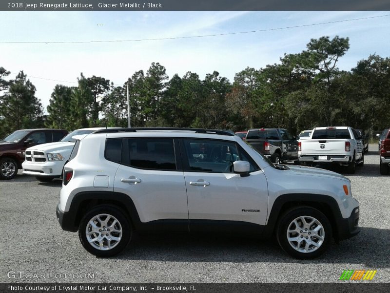Glacier Metallic / Black 2018 Jeep Renegade Latitude