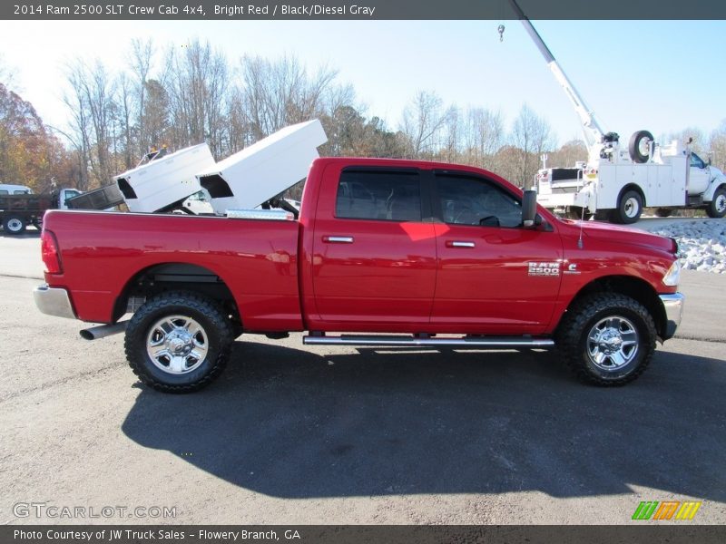Bright Red / Black/Diesel Gray 2014 Ram 2500 SLT Crew Cab 4x4