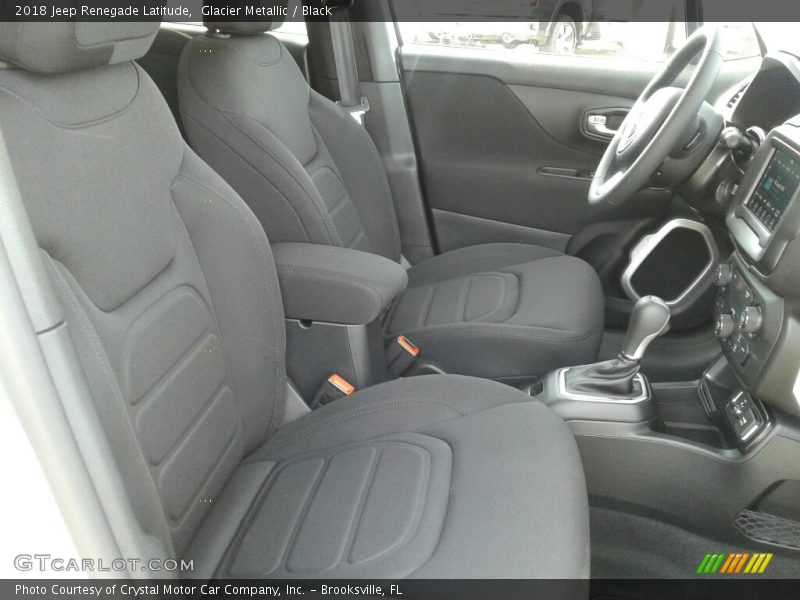 Glacier Metallic / Black 2018 Jeep Renegade Latitude
