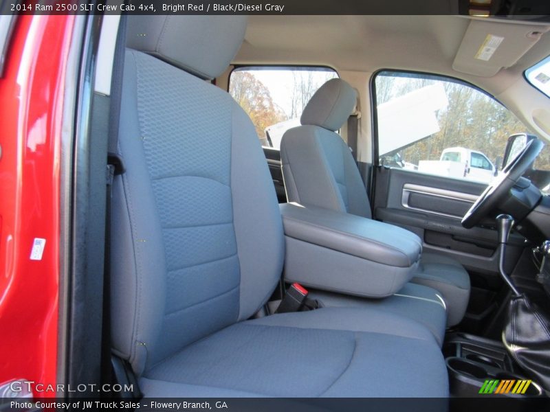 Bright Red / Black/Diesel Gray 2014 Ram 2500 SLT Crew Cab 4x4