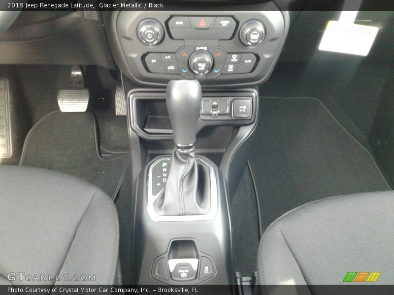 Glacier Metallic / Black 2018 Jeep Renegade Latitude