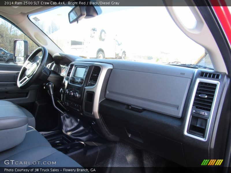 Bright Red / Black/Diesel Gray 2014 Ram 2500 SLT Crew Cab 4x4