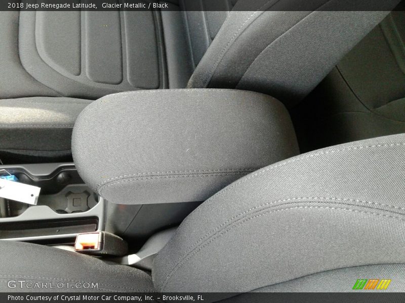 Glacier Metallic / Black 2018 Jeep Renegade Latitude