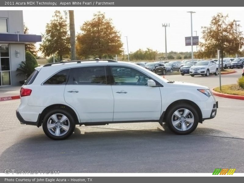Aspen White Pearl / Parchment 2011 Acura MDX Technology