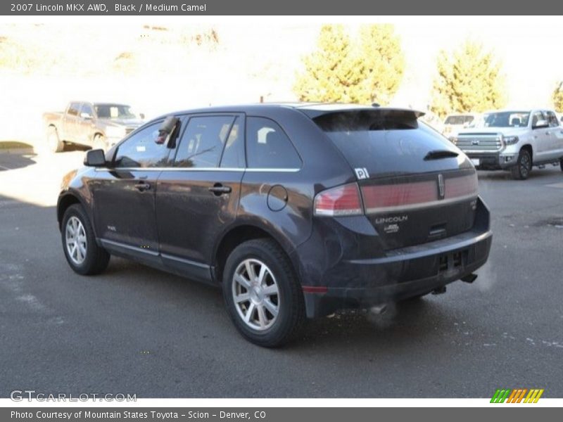 Black / Medium Camel 2007 Lincoln MKX AWD