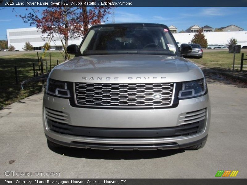 Aruba Metallic / Espresso/Almond 2019 Land Rover Range Rover HSE