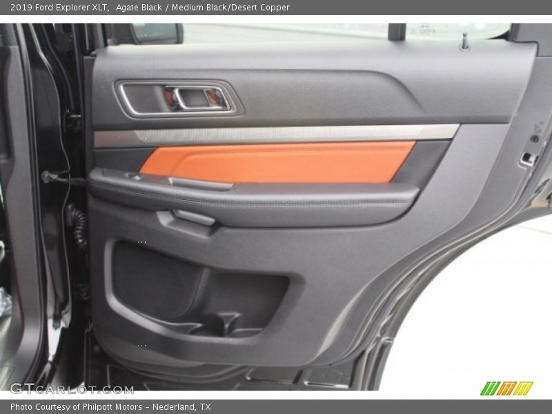 Agate Black / Medium Black/Desert Copper 2019 Ford Explorer XLT