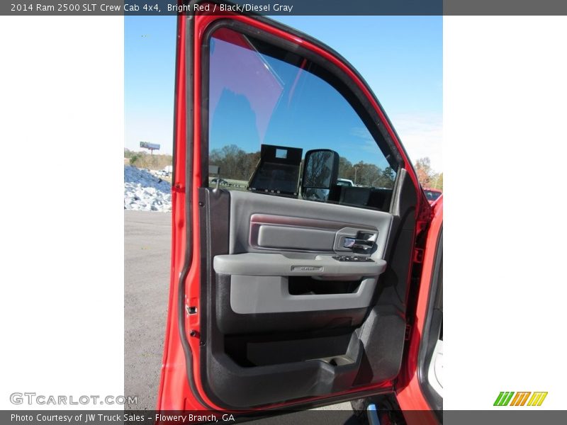 Bright Red / Black/Diesel Gray 2014 Ram 2500 SLT Crew Cab 4x4