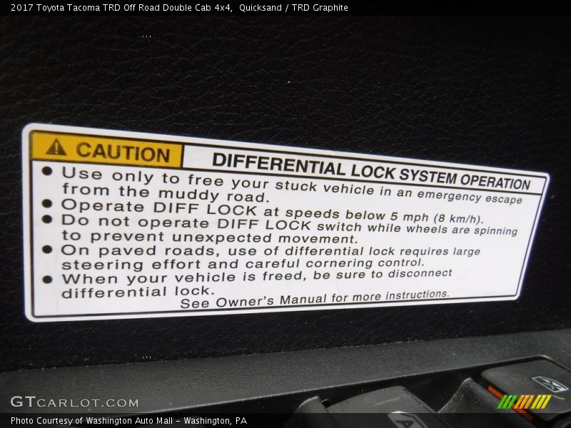 Quicksand / TRD Graphite 2017 Toyota Tacoma TRD Off Road Double Cab 4x4