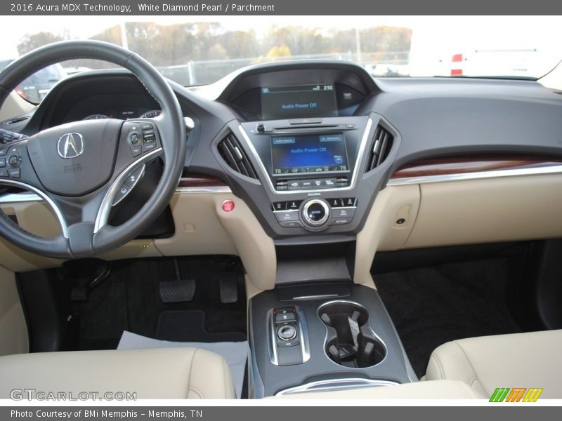 White Diamond Pearl / Parchment 2016 Acura MDX Technology