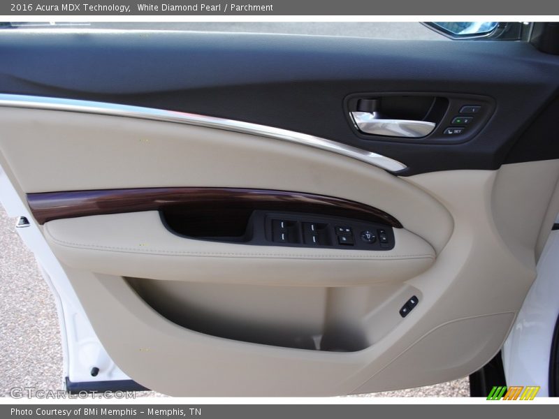 White Diamond Pearl / Parchment 2016 Acura MDX Technology