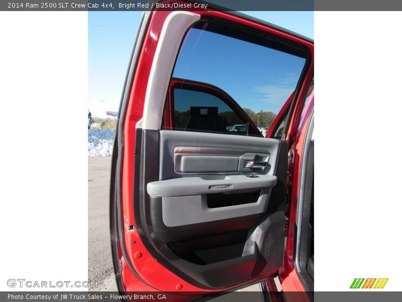 Bright Red / Black/Diesel Gray 2014 Ram 2500 SLT Crew Cab 4x4